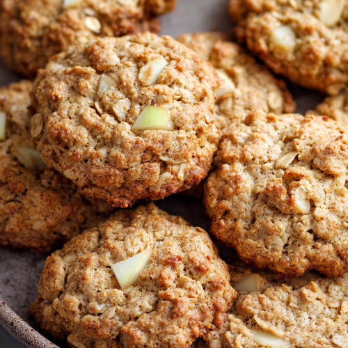 Delish Apple Oatmeal Cookies