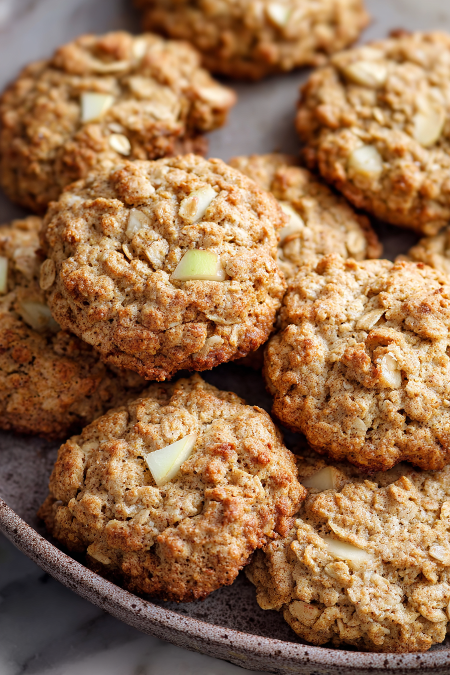 Delish Apple Oatmeal Cookies