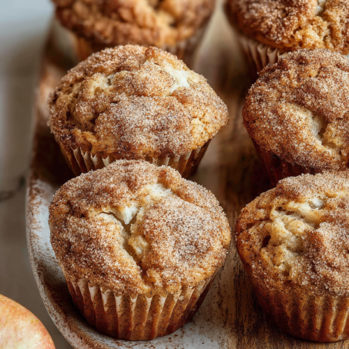Delish Apple Snickerdoodle Muffins