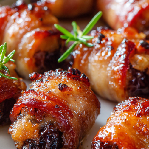 Delish Bacon Wrapped Dates Recipes