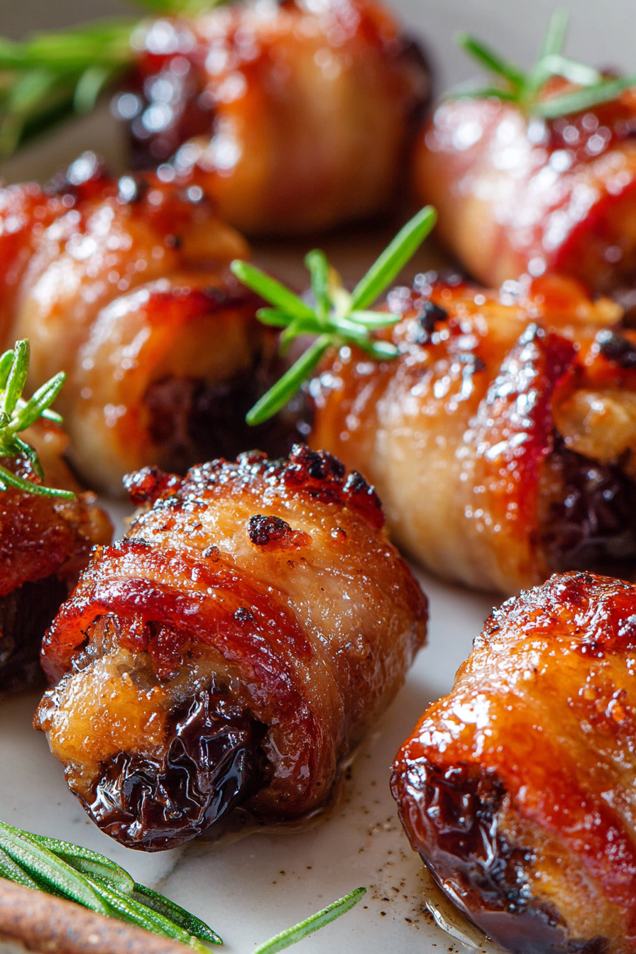 Delish Bacon Wrapped Dates Recipes