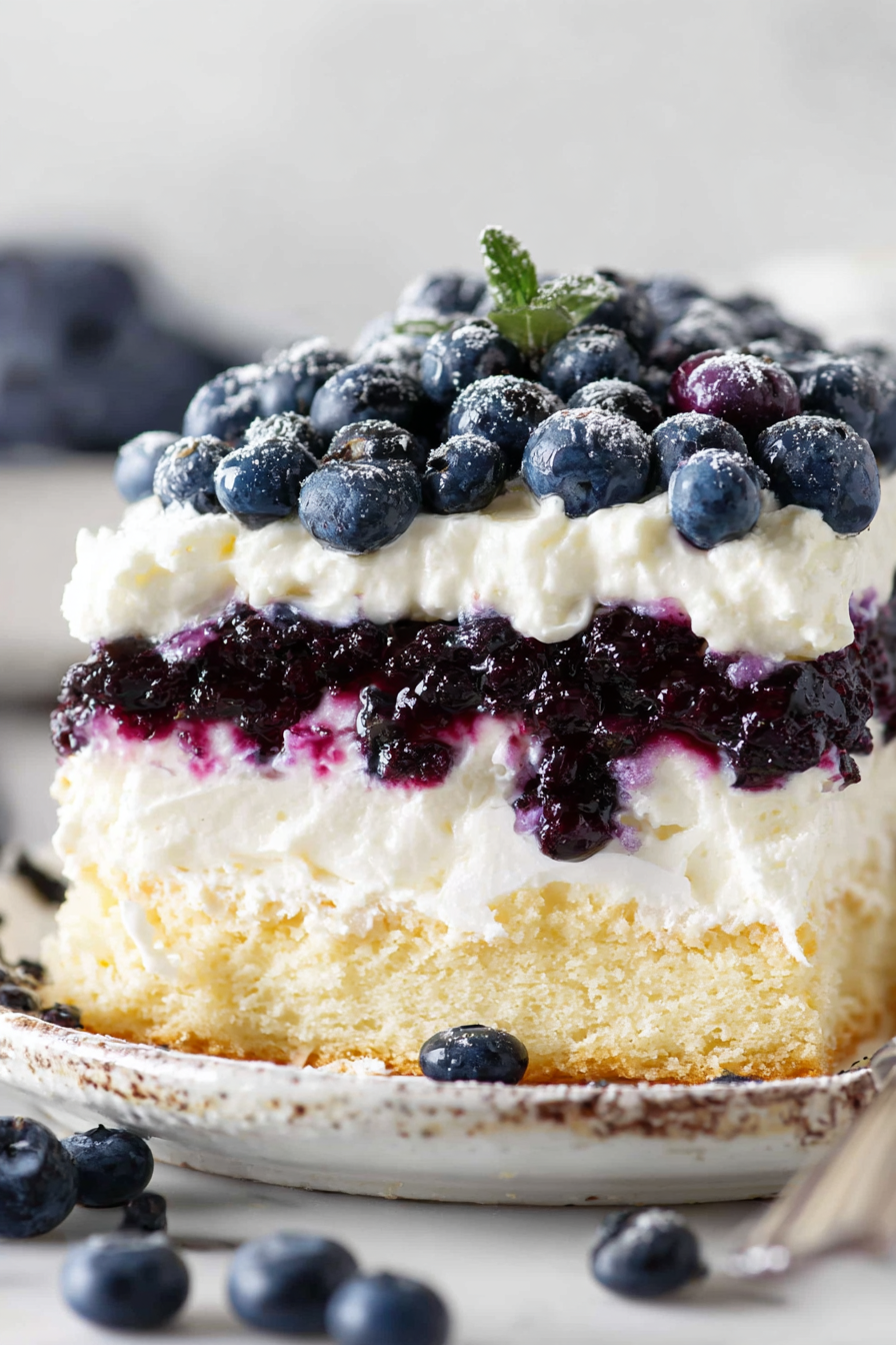 Delish Blueberry Shortcake Cake Recipes