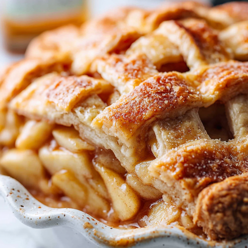 Delish Bourbon Apple Pie
