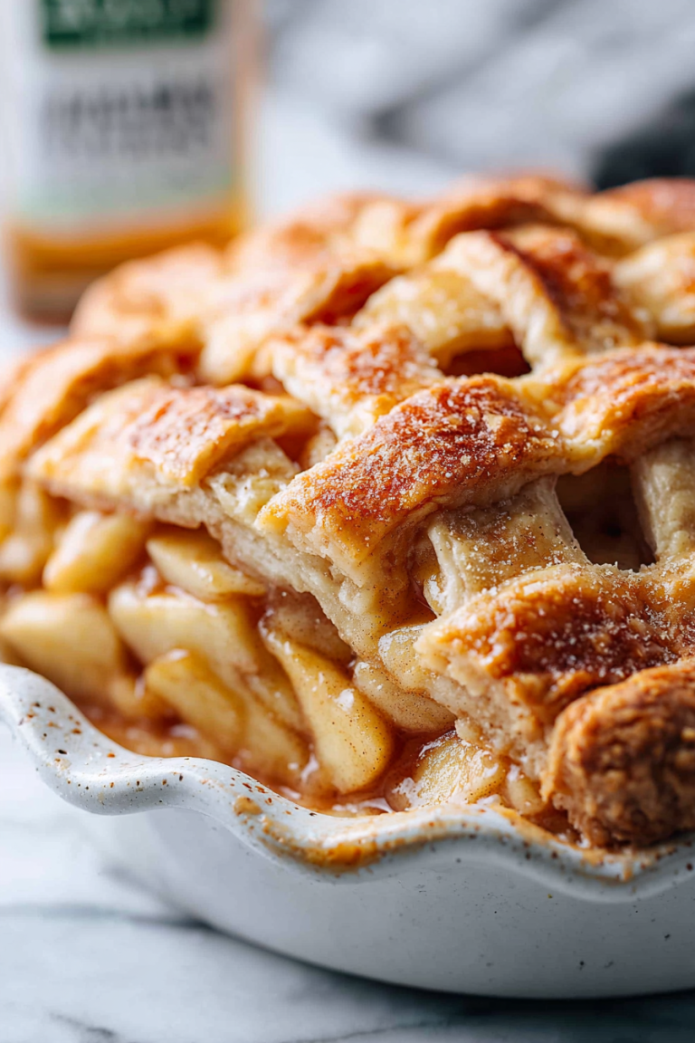 Delish Bourbon Apple Pie