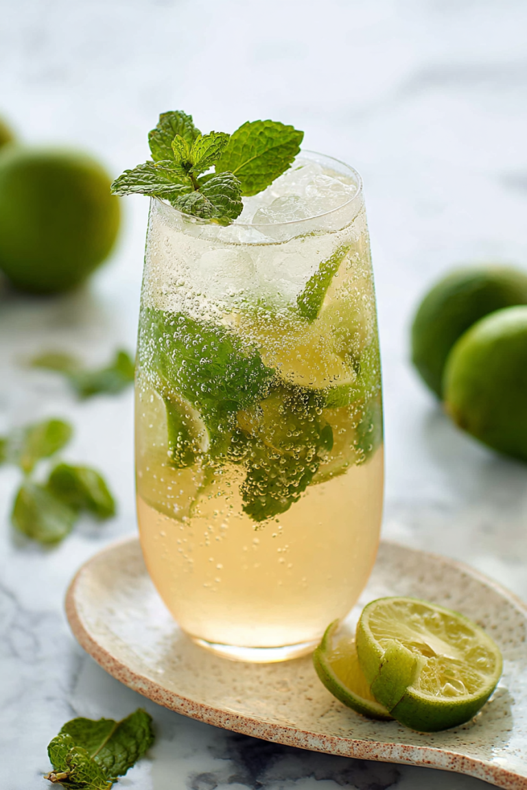 Delish Champagne Mojito Recipe