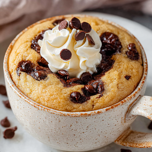 Delish Chocolate Chip Mug Cake Recipes