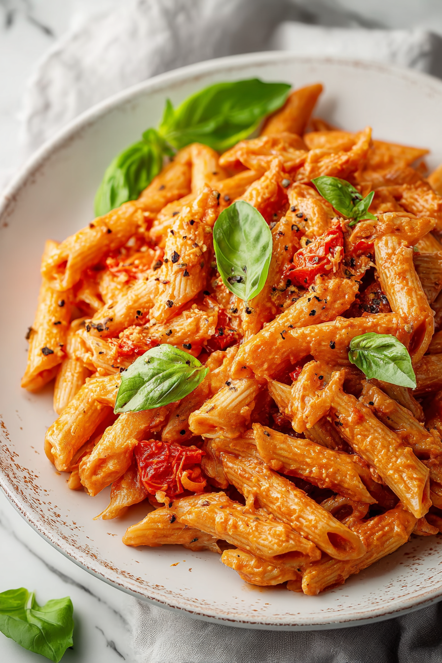 Delish Creamy Penne Arrabbiata Recipes