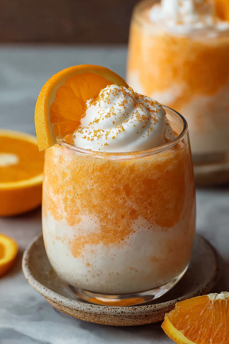 Delish Dirty Creamsicle Float
