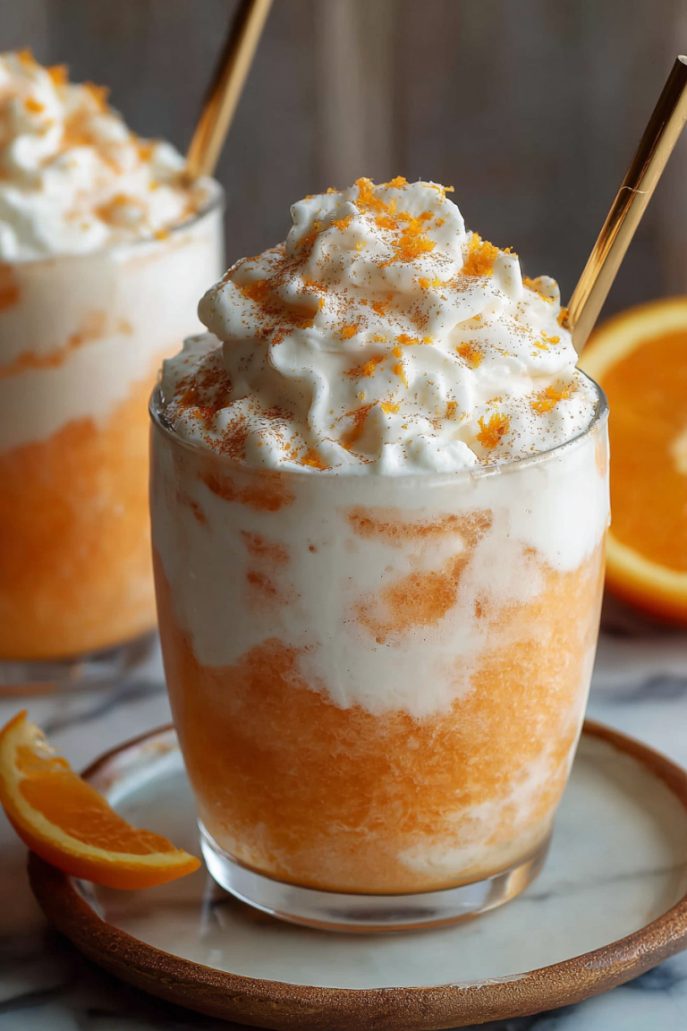 Delish Dirty Creamsicle Float