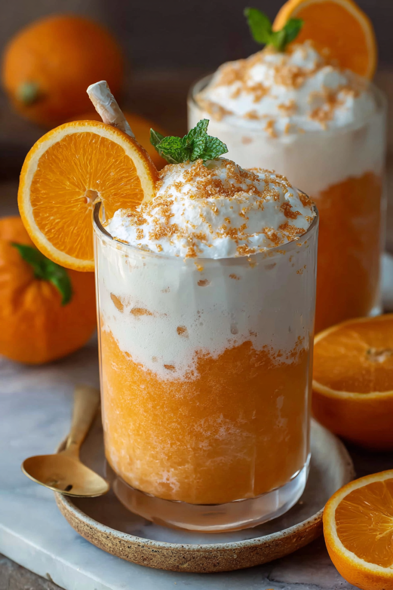 Delish Dirty Creamsicle Float