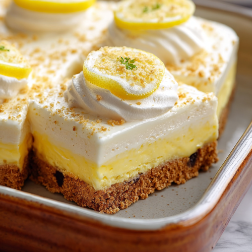 Delish Heavenly Lemon Oreo Dessert