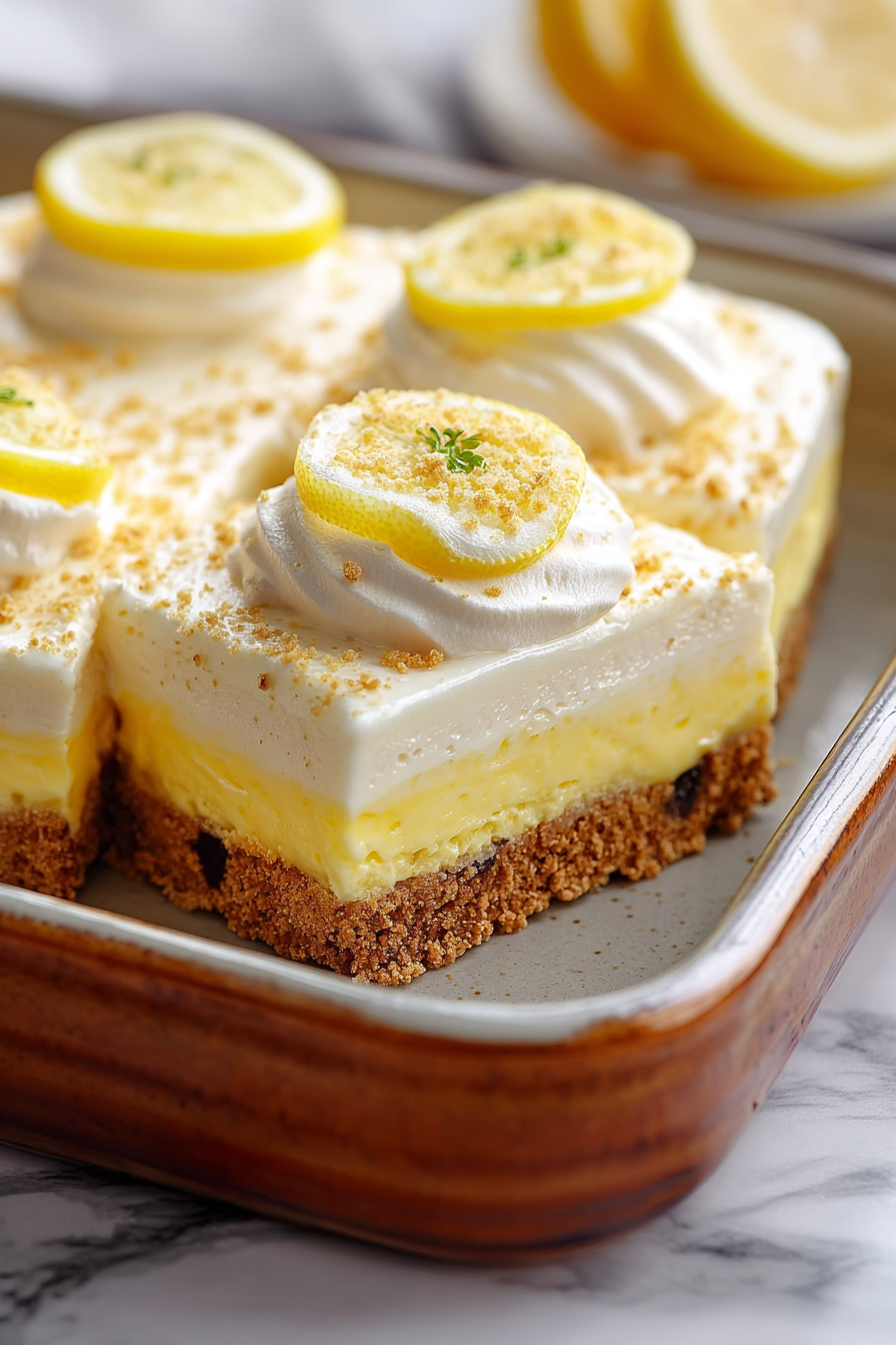 Delish Heavenly Lemon Oreo Dessert