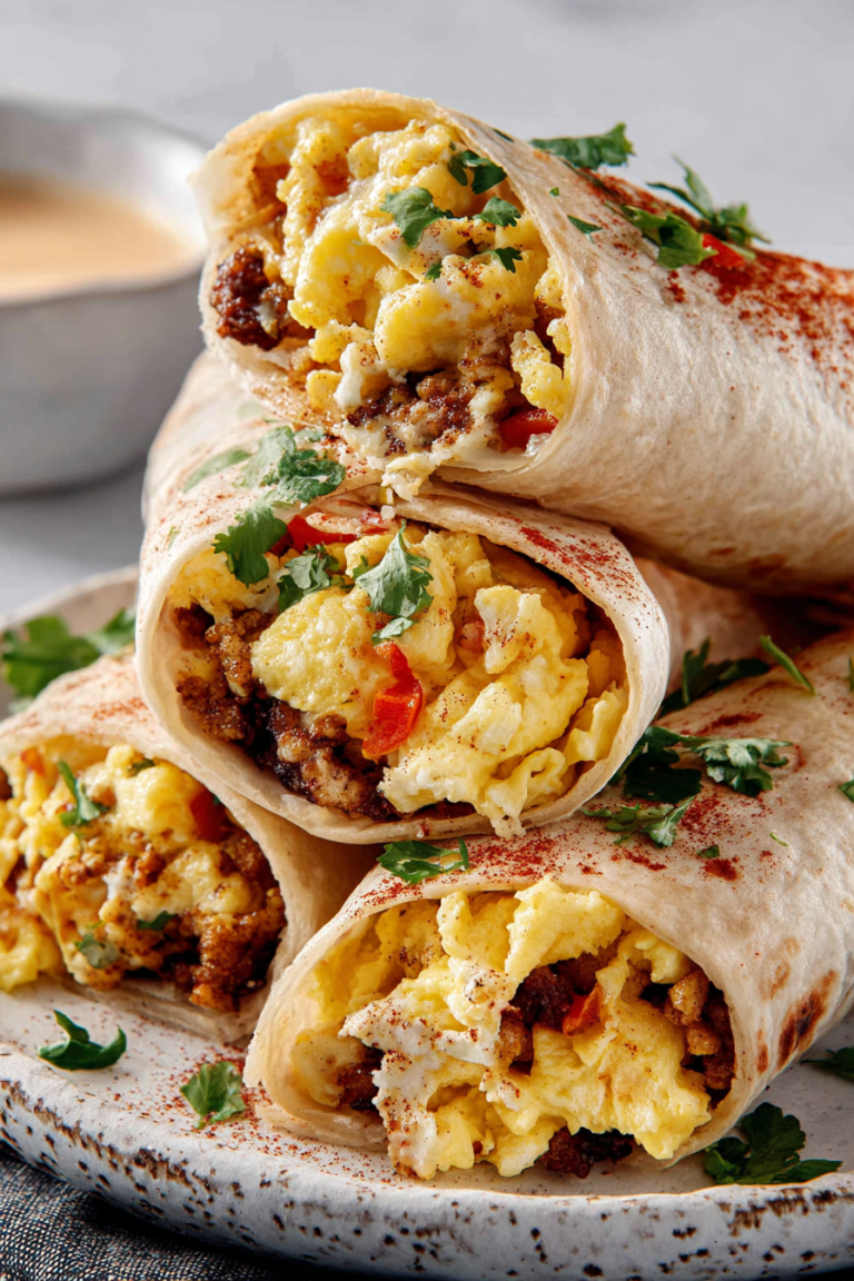Delish High Protein Breakfast Burritos