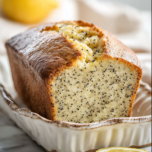 Delish Lemon Poppy Seed Bread