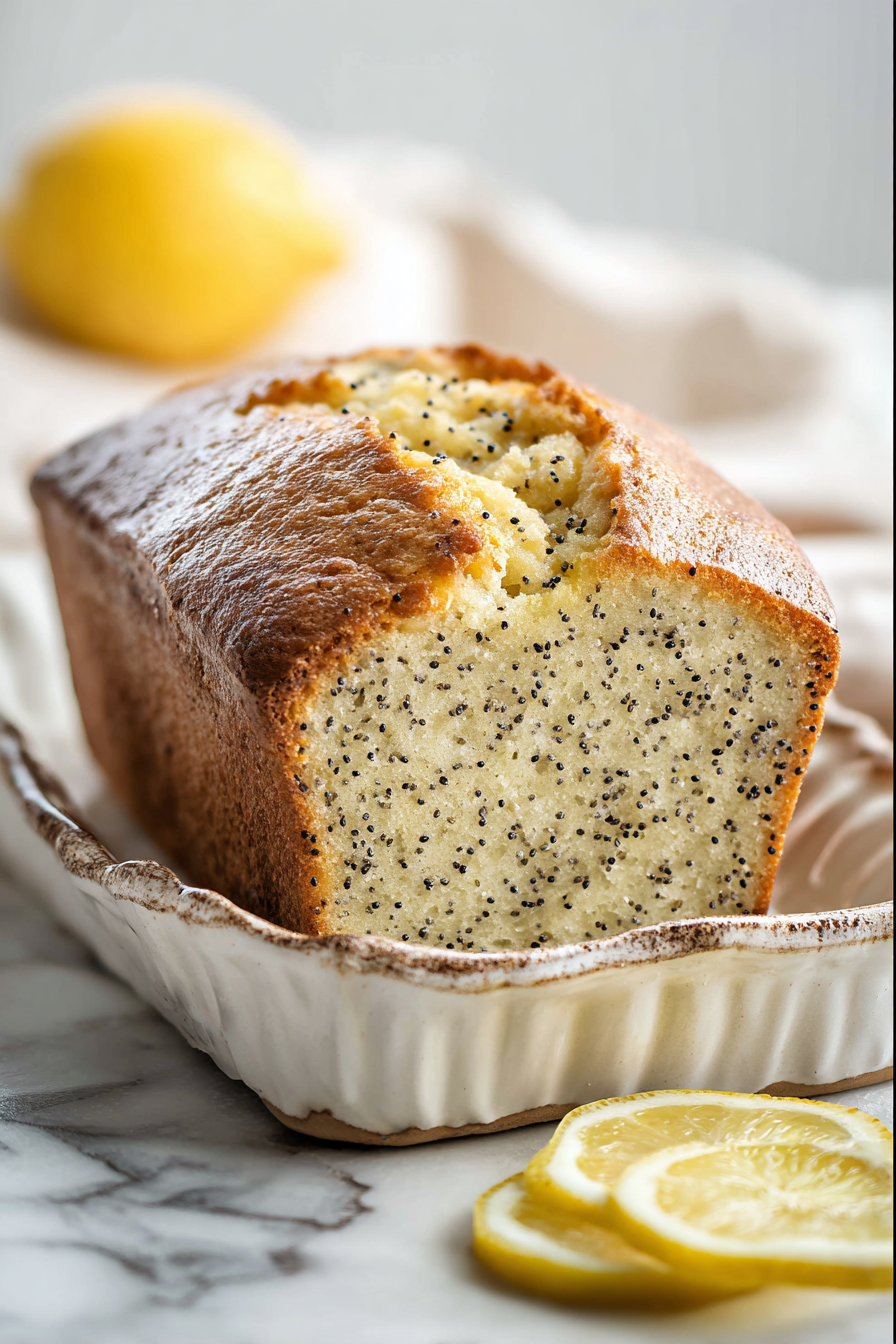 Delish Lemon Poppy Seed Bread