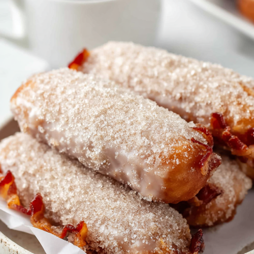Delish Maple Bacon Donut Sticks