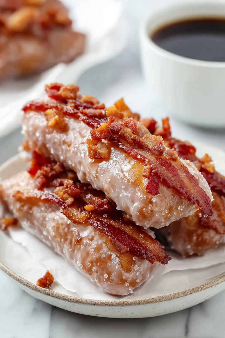 Delish Maple Bacon Donut Sticks