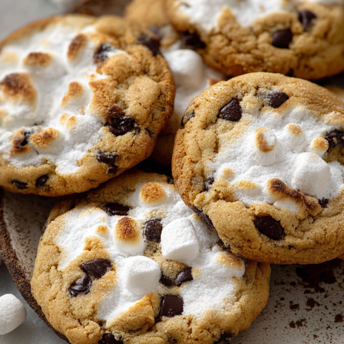Delish Marshmallow Chocolate Chip Cookies