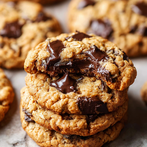 Delish Oatmeal Chocolate Chip Cookies