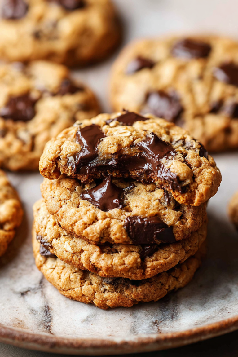 Delish Oatmeal Chocolate Chip Cookies