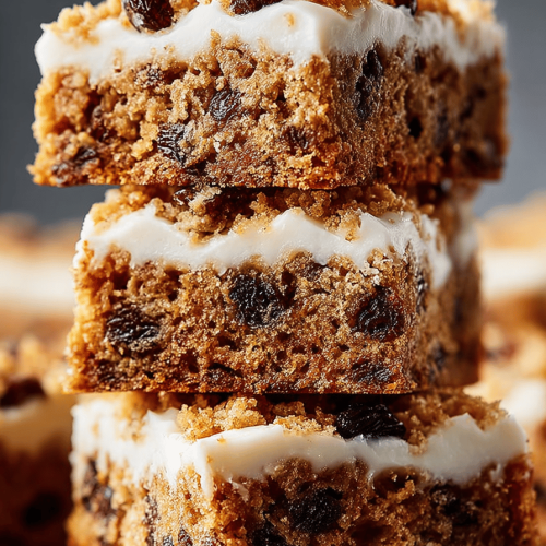Delish Oatmeal Raisin Cookie Bars