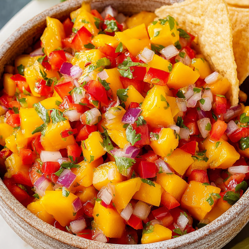 Delish Peach Mango Salsa Recipes
