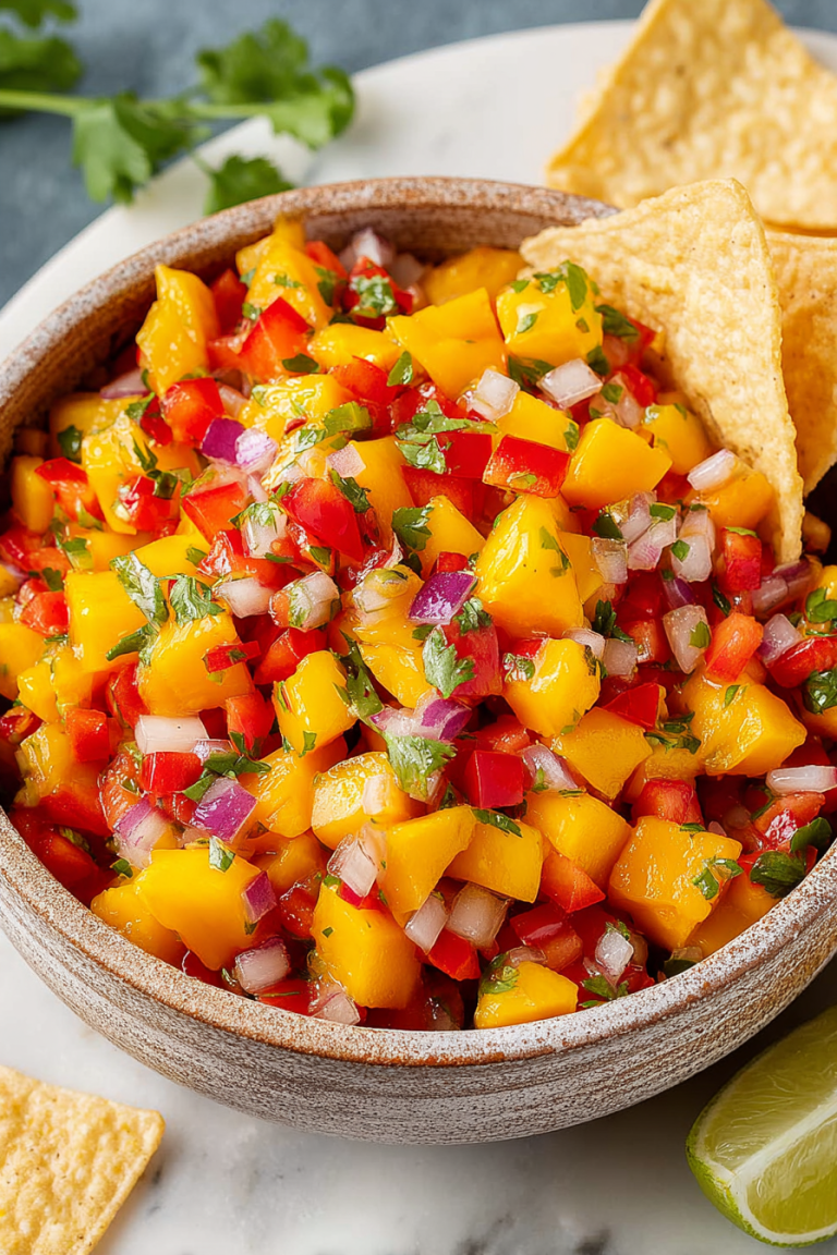 Delish Peach Mango Salsa Recipes