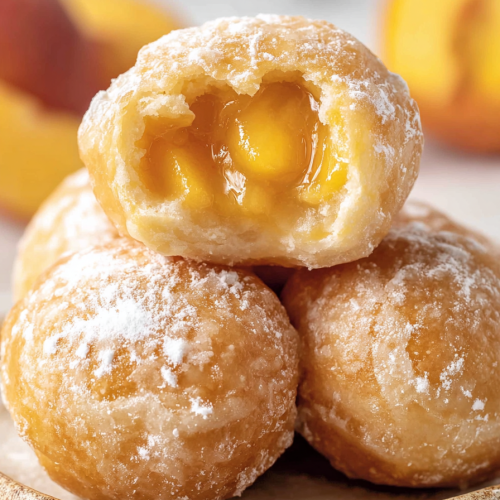 Delish Peach Pie Bombs