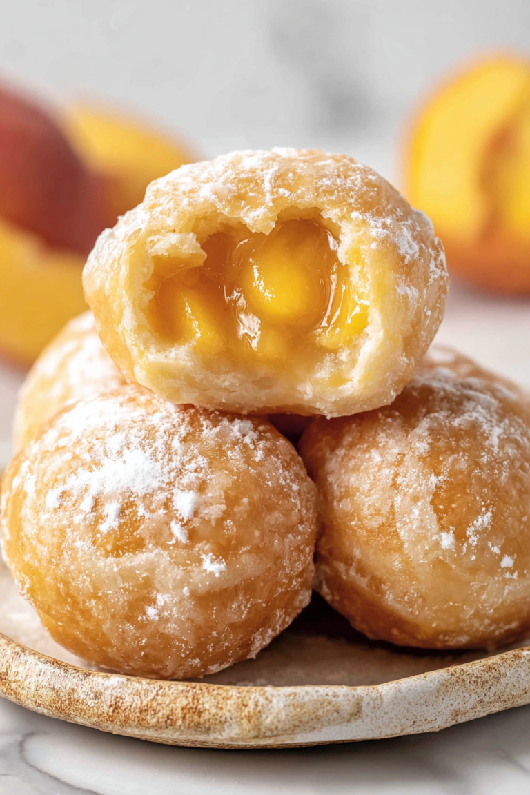 Delish Peach Pie Bombs