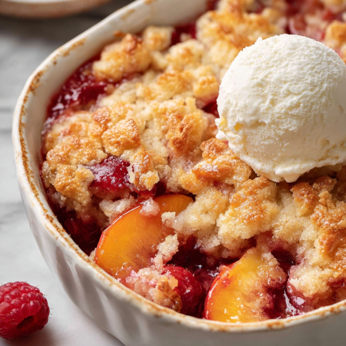 Delish Raspberry Peach Cobbler Recipes