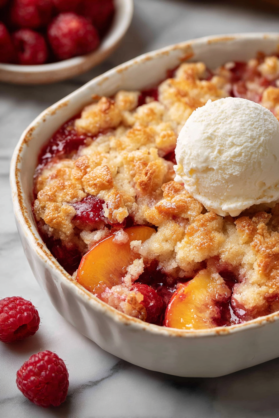Delish Raspberry Peach Cobbler Recipes