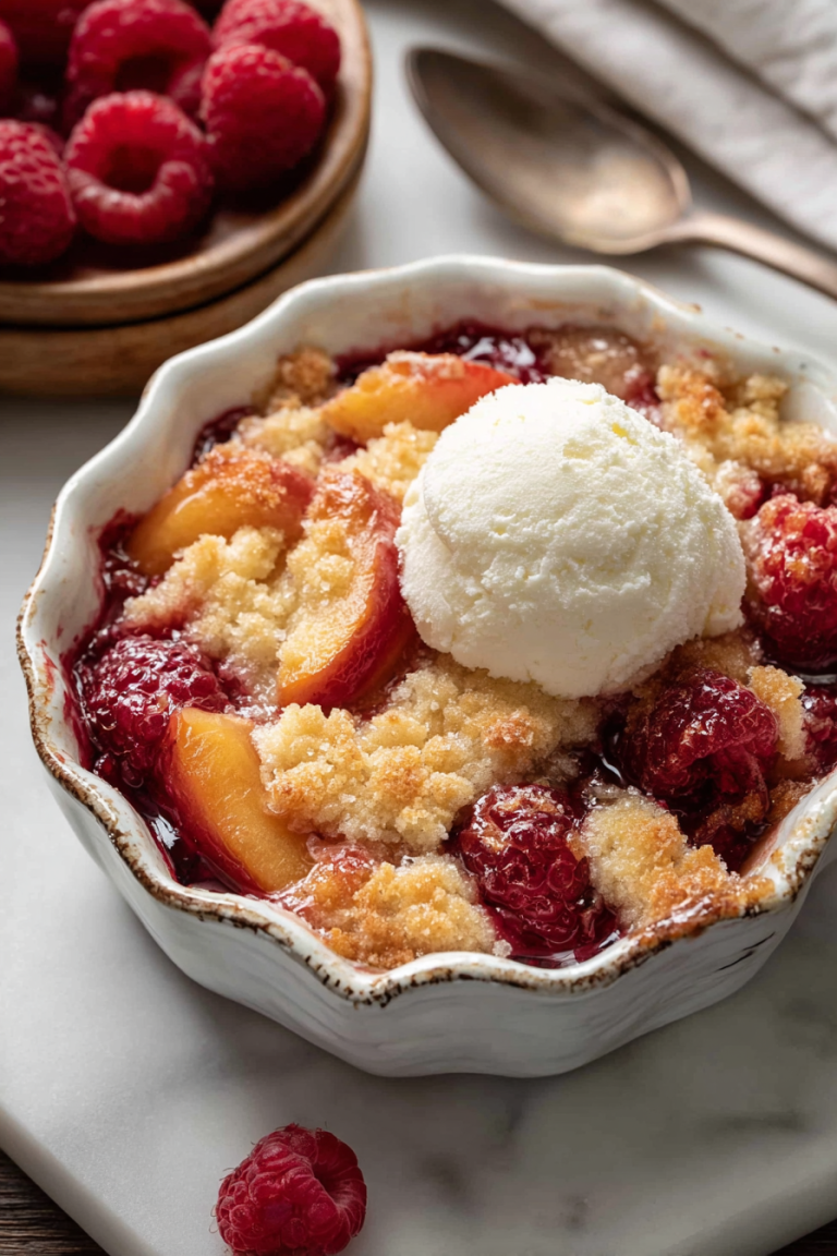 Delish Raspberry Peach Cobbler Recipes