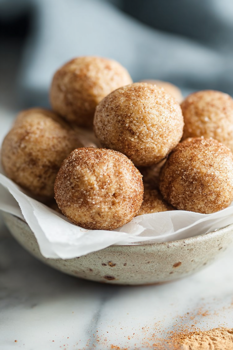 Delish Snickerdoodle Protein Balls