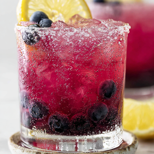 Delish Spiked Blueberry Lemonade