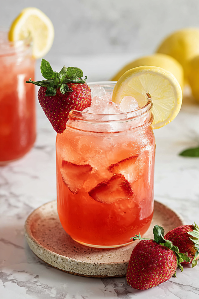 Delish Whiskey Strawberry Lemonade Recipes