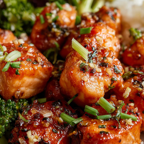 Easy Air Fryer Salmon Bites Recipe