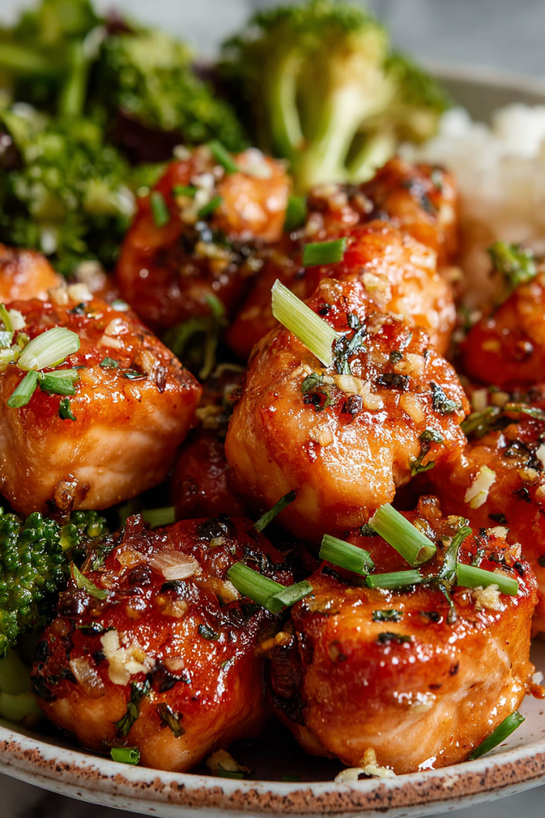 Easy Air Fryer Salmon Bites Recipe