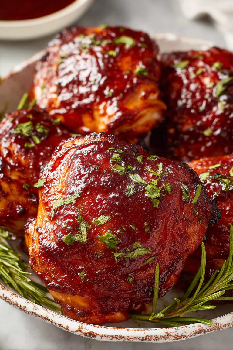 Easy Baked BBQ Chicken Thighs Recipe