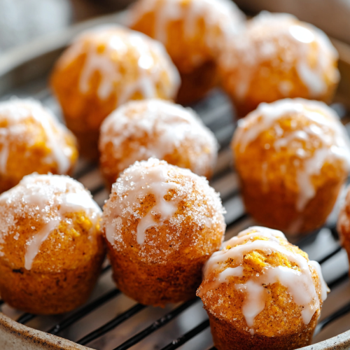 Easy Baked Pumpkin Fritter Bites