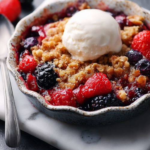 Easy Berry Crisp Recipe