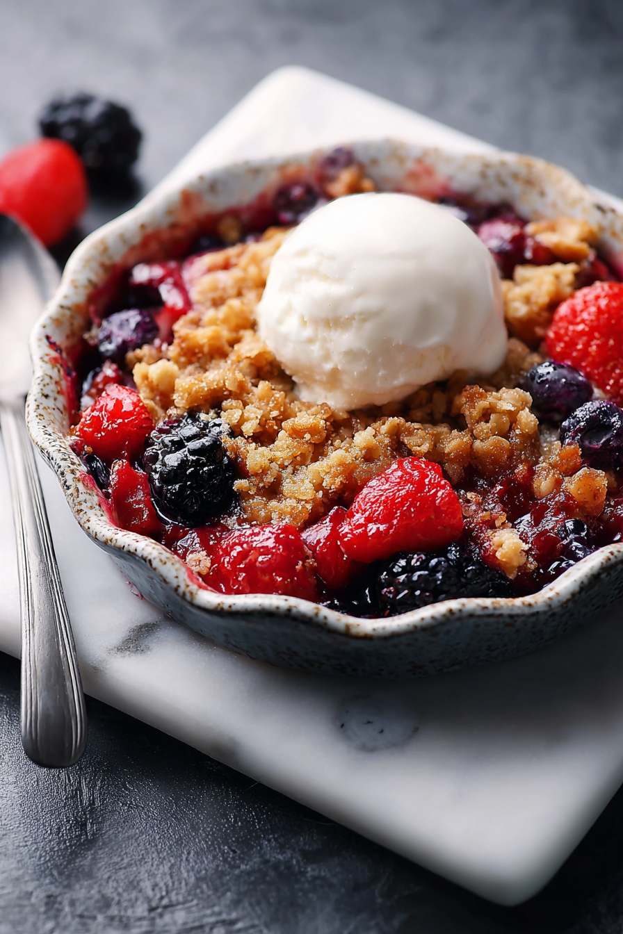 Easy Berry Crisp Recipe