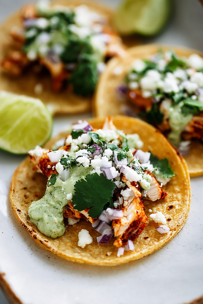 Easy Chicken Street Tacos for a Quick Meal