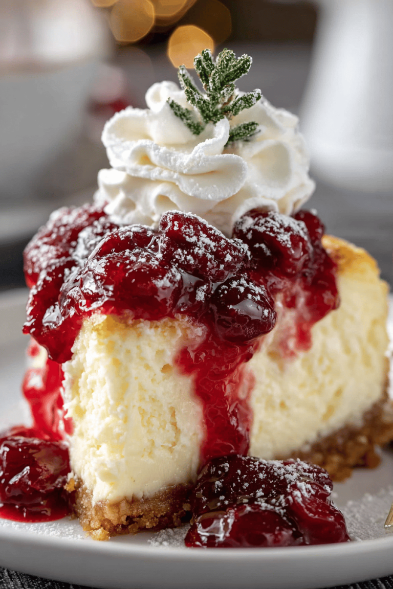 Easy Cranberry Cheesecake Recipes
