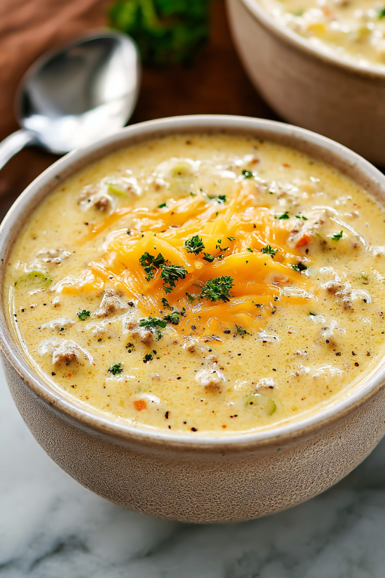 Easy Crock Pot Cheeseburger Soup Recipes