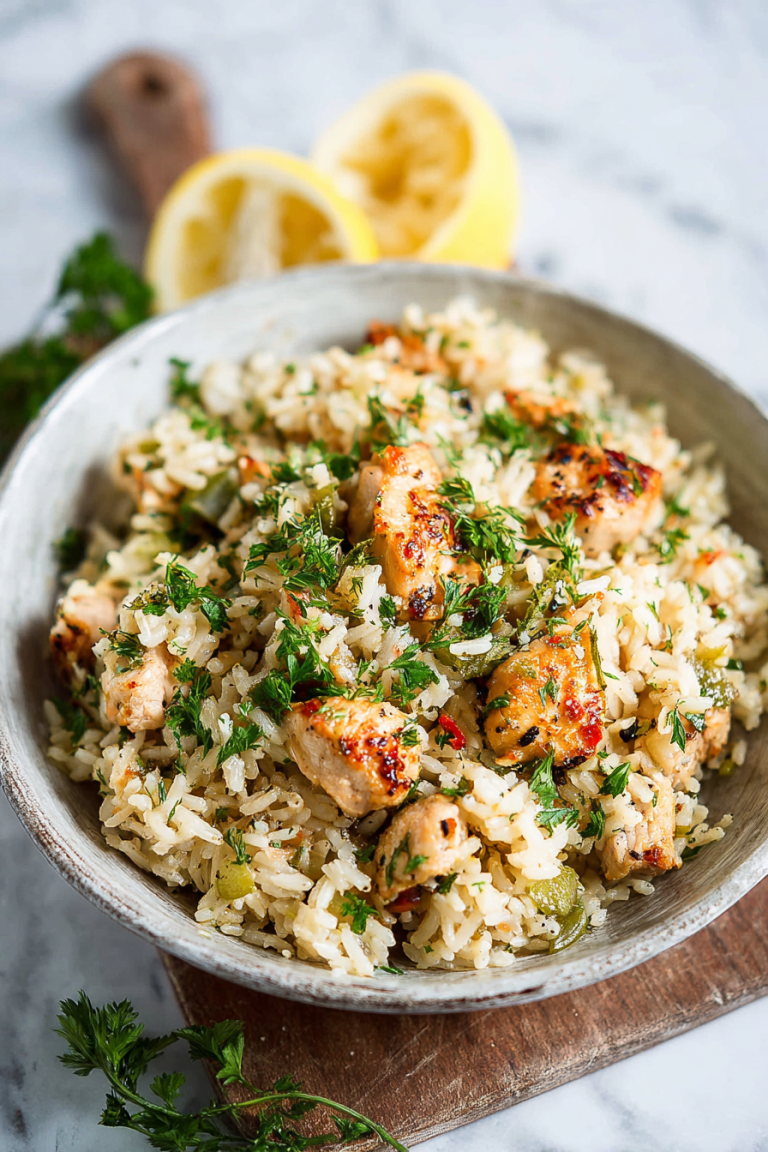 Easy Instant Pot Greek Chicken and Rice