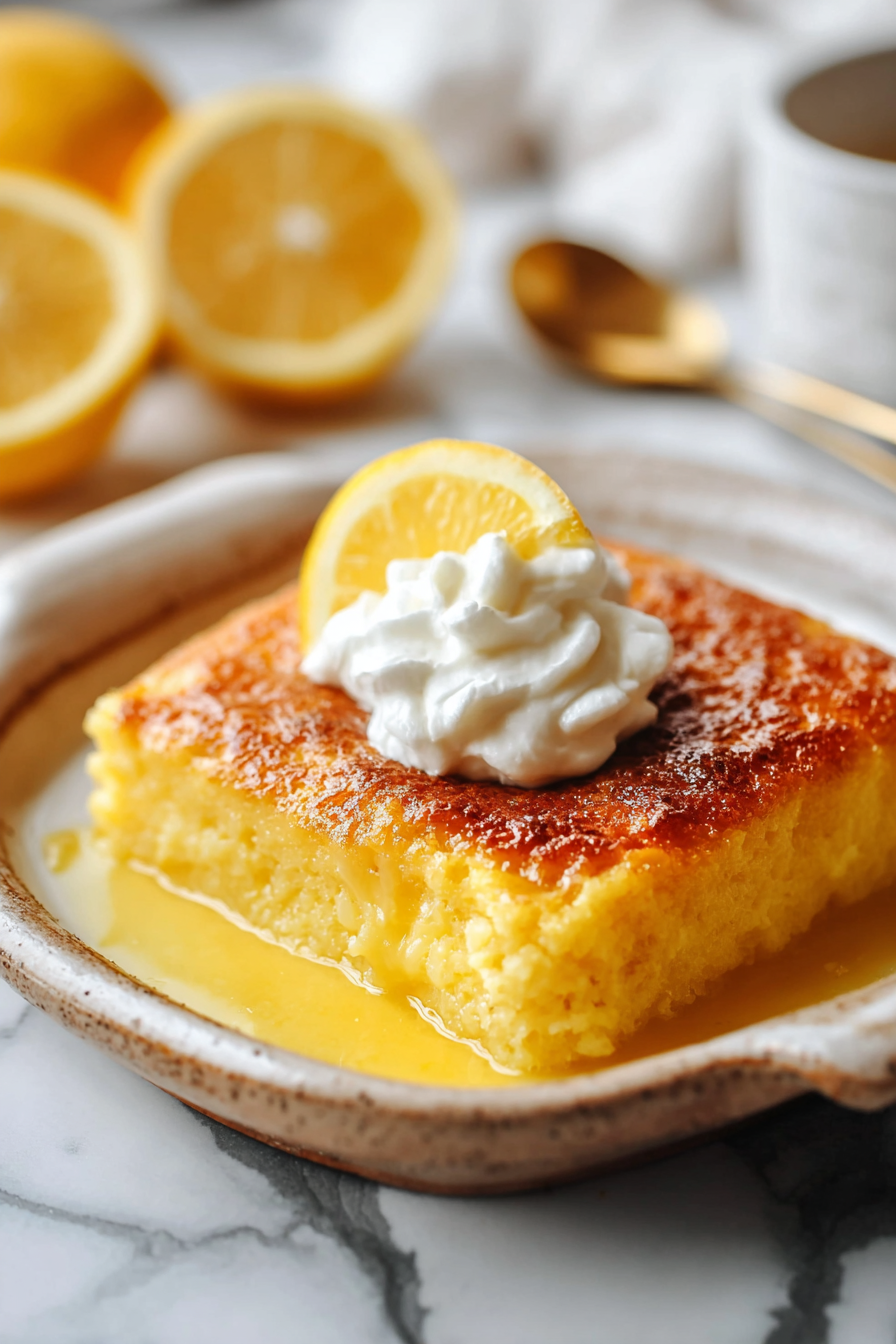 Easy Lemon Pudding Cake