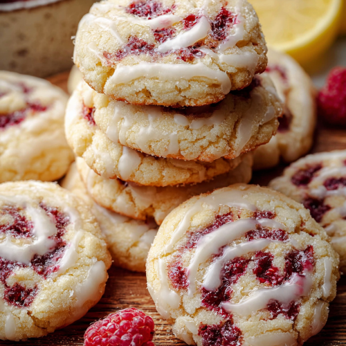 Easy Lemon Raspberry Cookies