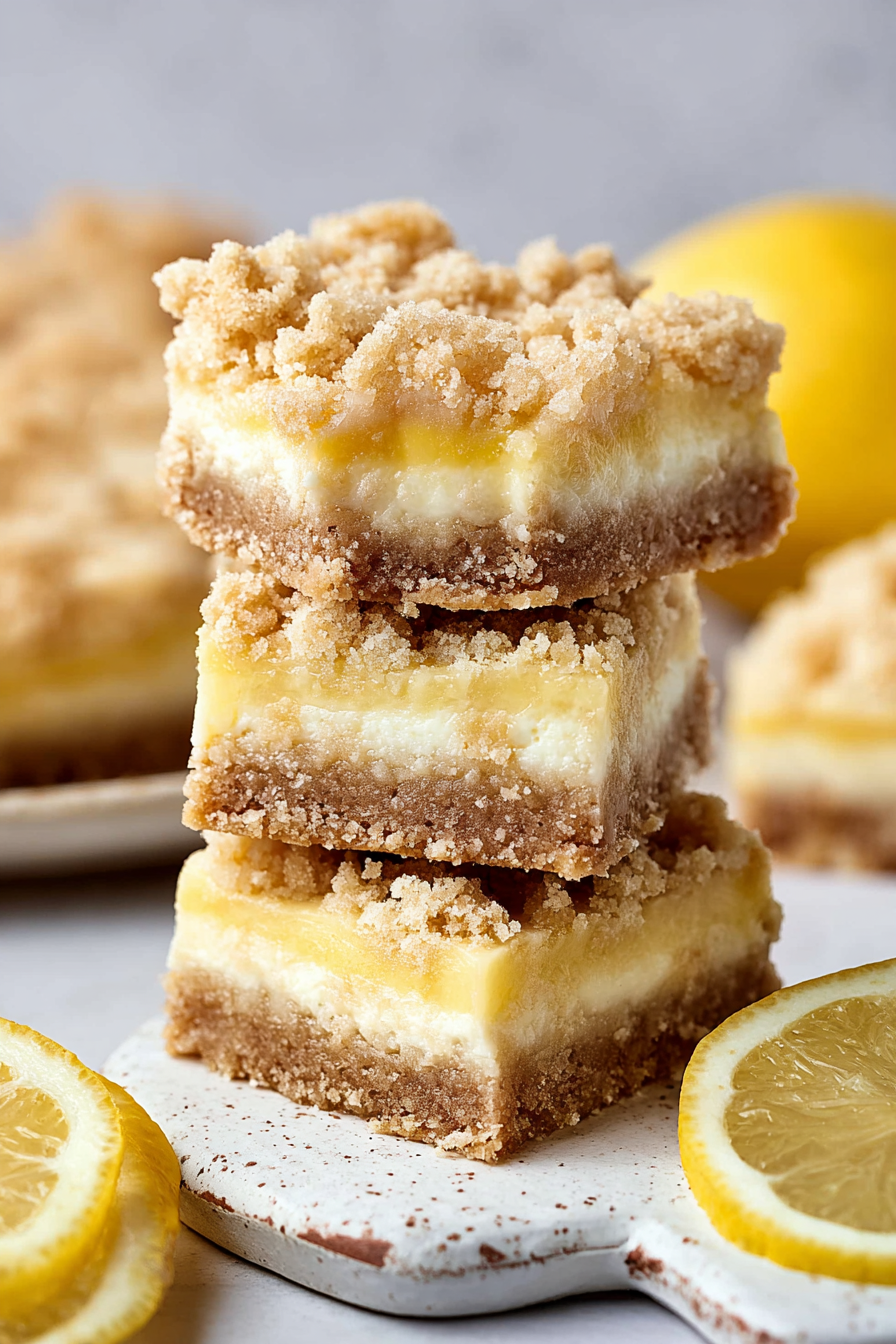 Easy Lemonade Crumb Bars
