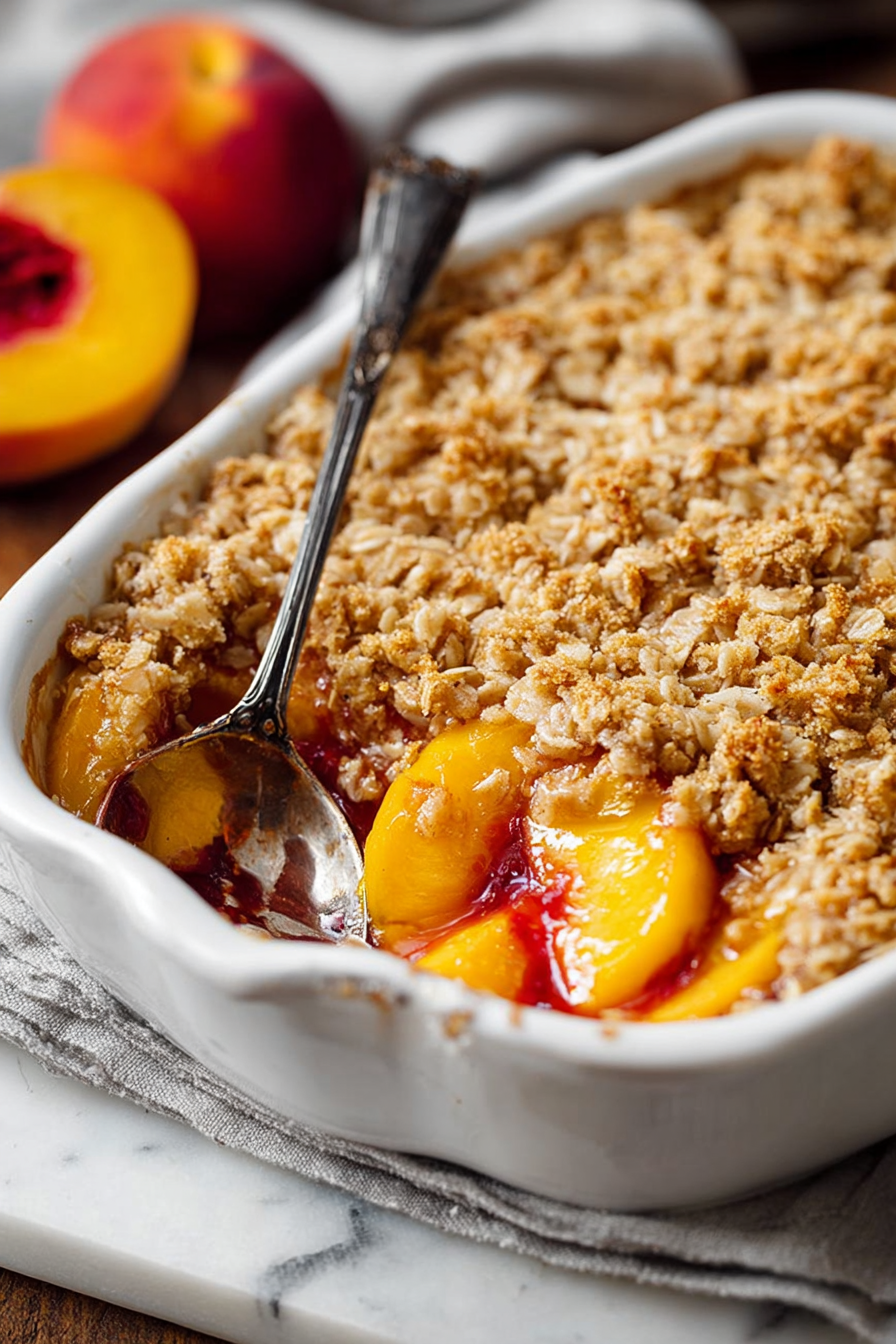 Easy Peach Crisp Recipe for Summer Treats