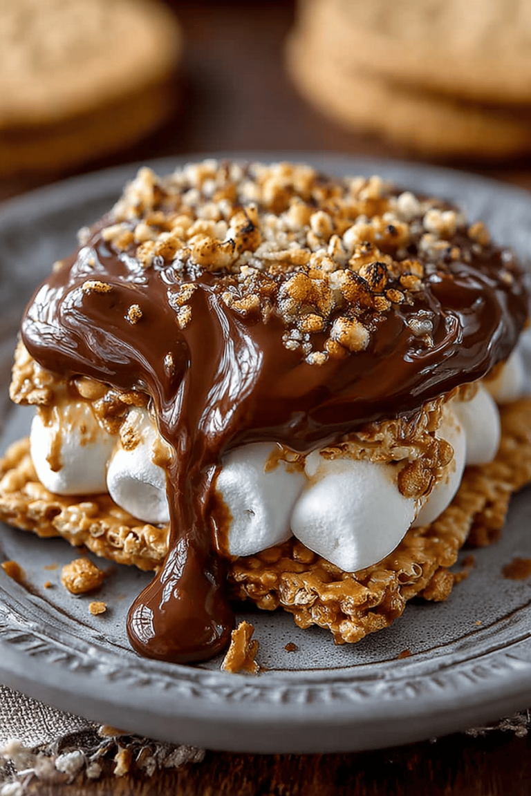 Easy Single Serve Smores Scotcheroo